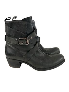 Cole Haan G Series Biker Boots D20533 Women’s 9 Leather Motorcyclecore Biker